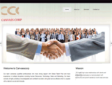 Tablet Screenshot of canvasscorp.com